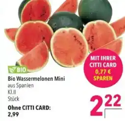 Citti Bio wassermelonen mini tilbud