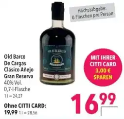 Citti OLD BARCO De cargas clásico añejo gran reserva tilbud