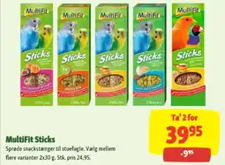 Maxi Zoo MULTIFIT Sticks tilbud