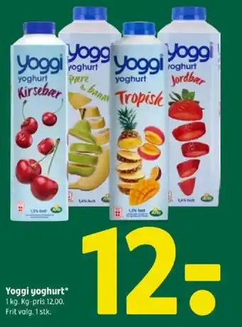 Coop 365 Yoggi yoghurt tilbud