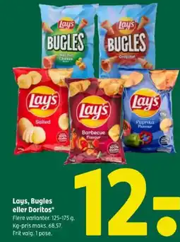 Coop 365 Lays, Bugles eller Doritos* tilbud