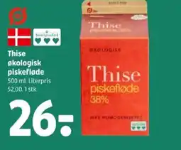Coop 365 Thise Økologisk piskefløde tilbud