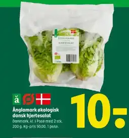 Coop 365 Änglamark økologisk dansk hjertesalat Danmark tilbud