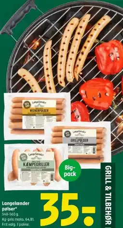 Coop 365 Langelcender pølser* tilbud