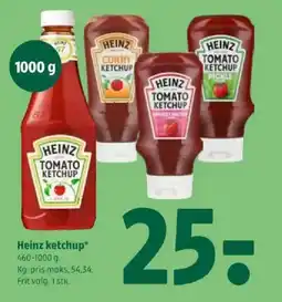 Coop 365 Heinz ketchup tilbud