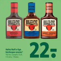 Coop 365 Heinz Bull's-Eye barbeque sauces tilbud