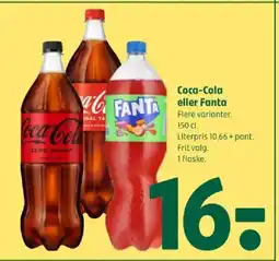 Coop 365 Coca-Cola FANTA eller Fanta tilbud