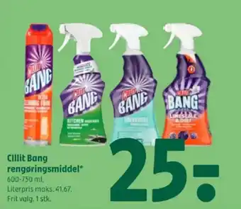 Coop 365 Cillit Bang rengøringsmiddel* tilbud
