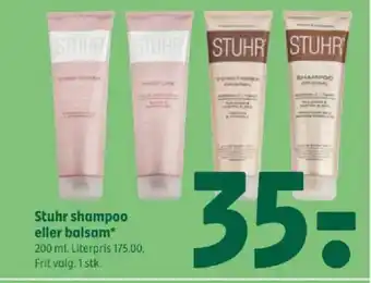 Coop 365 Stuhr shampoo eller balsam tilbud