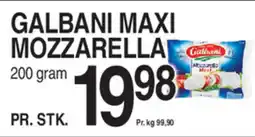 ABC Lavpris GALBANI MAXI MOZZARELLA tilbud