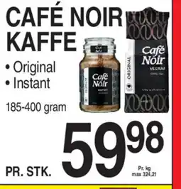 ABC Lavpris CAFÉ NOIR KAFFE tilbud