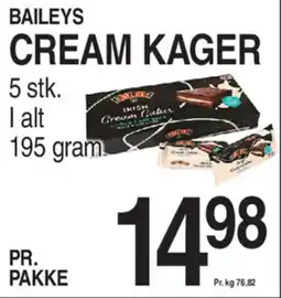 ABC Lavpris BAILEYS CREAM KAGER tilbud