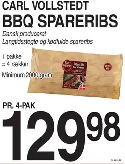 ABC Lavpris CARL VOLLSTEDT BBQ SPARERIBS LAKS tilbud