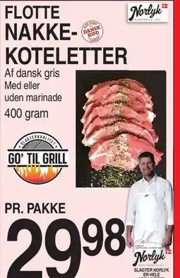 ABC Lavpris FLOTTE NAKKE- KOTELETTER tilbud