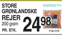 ABC Lavpris STORE GRØNLANDSKE REJER tilbud