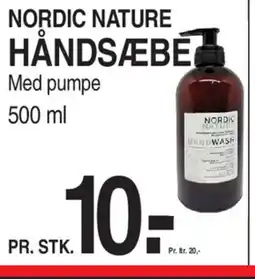 ABC Lavpris NORDIC NATURE HÅNDSÆBE tilbud