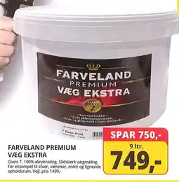 Farveland FARVELAND PREMIUM VÆG EKSTRA tilbud