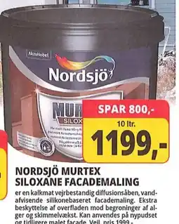 NORDSJÖ MURTEX SILOXANE FACADEMALING