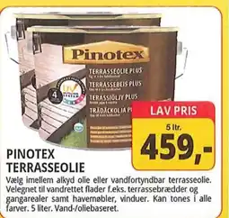Farveland PINOTEX TERRASSEOLIE tilbud