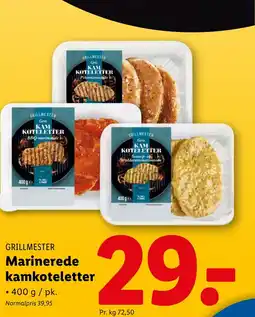 Lidl GRILLMESTER Marinerede kamkoteletter tilbud