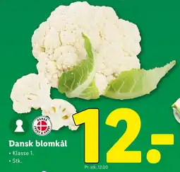 Lidl Dansk blomkål tilbud