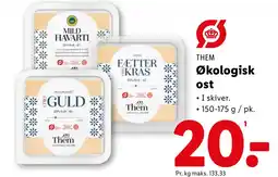 Lidl THEM Økologisk tilbud