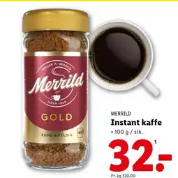 Lidl MERRILD Instant kaffe tilbud