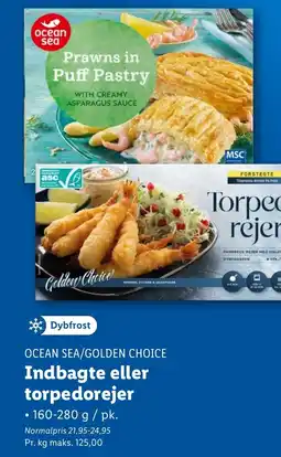 Lidl OCEAN SEA/GOLDEN CHOICE Indbagte eller tilbud