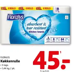 Lidl FLORALYS Køkkenrulle tilbud