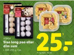 Lidl VITASIA Siao long pao eller dim sum tilbud