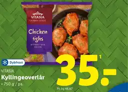 Lidl VITASIA Kyllingeoverlår tilbud