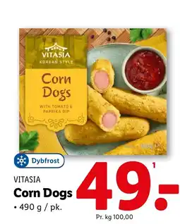 Lidl VITASIA Corn Dogs tilbud