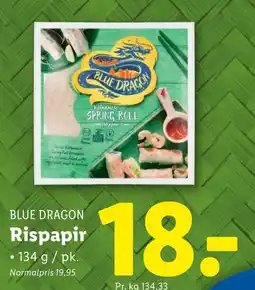 Lidl BLUE DRAGON Rispapir tilbud
