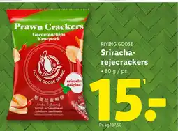 Lidl FLYING GOOSE Sriracha- rejecrackers tilbud