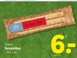 Lidl VITASIA Sesambar tilbud