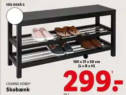 Lidl LIVARNO HOME® Skobænk tilbud