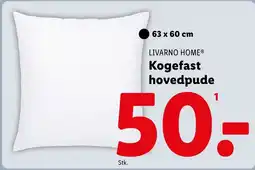 Lidl LIVARNO HOME® Kogefast hovedpude tilbud