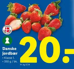 Lidl Danske jordbær tilbud