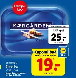 Lidl KÆRGÅRDEN Smørbar tilbud