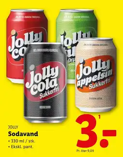 Lidl JOLLY Sodavand tilbud