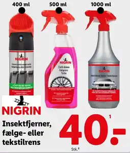 Lidl NIGRIN Insektfjerner, fælge- eller tekstilrens tilbud
