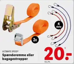 Lidl ULTIMATE SPEED® Spænderemme eller bagagestropper tilbud