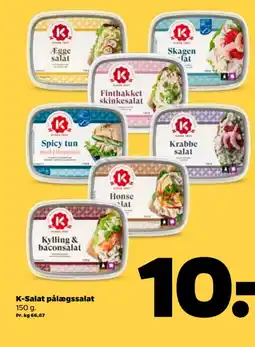 Netto K-Salat pålægssalat tilbud