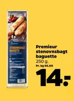 Netto Premieur stenovnsbagt baguette tilbud