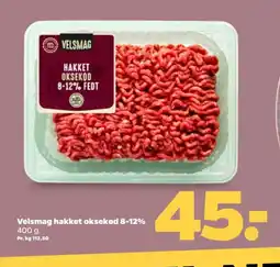 Netto Velsmag hakket oksekød 8-12% tilbud