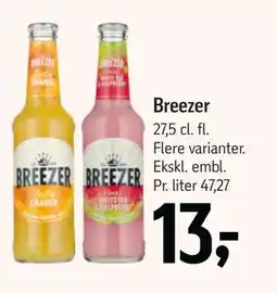 Føtex Breezer, DKK 13 tilbud