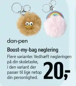 Føtex Boost-my-bag nøglering, DKK 20 tilbud