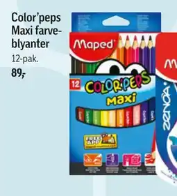 Føtex Color’peps Maxi farveblyanter, DKK 89 tilbud