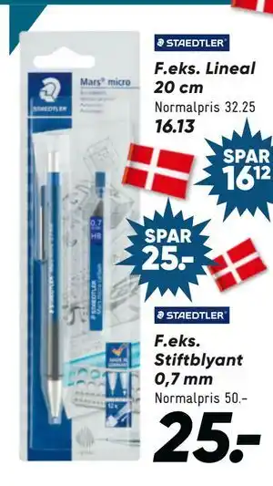 Bilka Stiftblyant 0,7 mm, DKK 25 tilbud