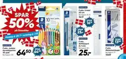 Bilka SPAR 50% på Staedtler tilbud
